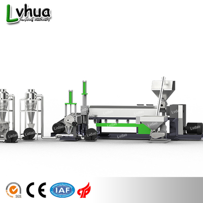 قوة 30-15kw PVC singleg برغي باثق و pellletizing خطّ LDP 200-250kg / h