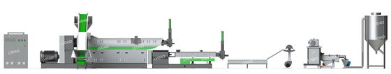 LD-SZ-55 إعادة تدوير البلاستيك معدات خاصة المسمار هيكل عالية الانتاج